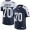 Dallas Cowboys #70 Zack Martin Navy Blue Thanksgiving Men's Stitched NFL Vapor Untouchable Limited Throwback Jersey