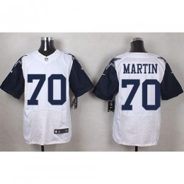 Dallas Cowboys #70 Zack Martin White Men's Stitched NFL Elite Rush Jersey