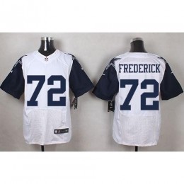 Dallas Cowboys #72 Travis Frederick White Men's Stitched NFL Elite Rush Jersey