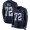Dallas Cowboys #72 Trysten Hill Navy Blue Team Color Men's Stitched NFL Limited Therma Long Sleeve Jersey
