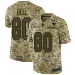 Dallas Cowboys #80 Blake Bell Camo Men's Stitched NFL Limited 2018 Salute To Service Jersey