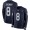 Dallas Cowboys #8 Troy Aikman Navy Blue Team Color Men's Stitched NFL Limited Therma Long Sleeve Jersey