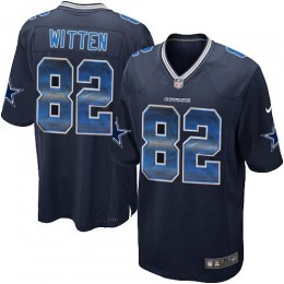 Dallas Cowboys #82 Jason Witten Navy Blue Team Color Men's Stitched NFL Limited Strobe Jersey