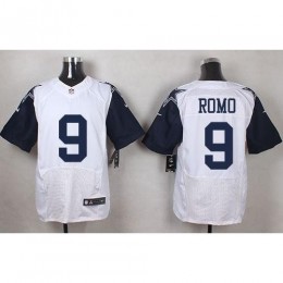 Dallas Cowboys #9 Tony Romo White Men's Stitched NFL Elite Rush Jersey