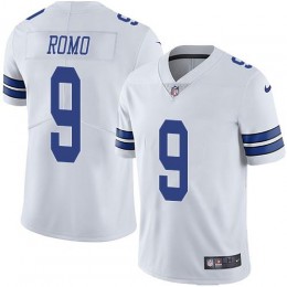 Dallas Cowboys #9 Tony Romo White Men's Stitched NFL Vapor Untouchable Limited Jersey