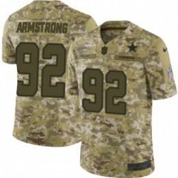 Dallas Cowboys #92 Dorance Armstrong Camo Men's Stitched NFL Limited 2018 Salute To Service Jersey