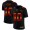 Denver Broncos #10 Jerry Jeudy Men's Black Red Orange Stripe Vapor Limited NFL Jersey