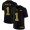 Denver Broncos #1 KJ Hamler Men's Leopard Print Fashion Vapor Limited NFL Jersey Black