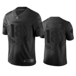 Denver Broncos #18 Peyton Manning Men's Black NFL MVP Limited Edition Jersey