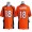 Broncos #18 Peyton Manning Orange Team Color With C Patch Men's Stitched NFL Game Jersey
