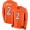 Broncos #2 Patrick Surtain II Orange Team Color Men's Stitched NFL Limited Therma Long Sleeve Jersey