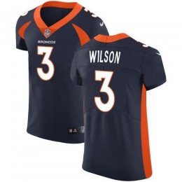 Broncos #3 Russell Wilson Navy Blue Alternate Men's Stitched NFL New Elite Jersey