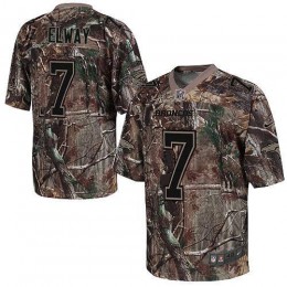 Broncos #7 John Elway Camo Men's Stitched NFL Realtree Elite Jersey