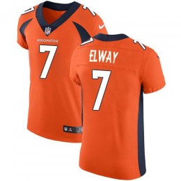 Broncos #7 John Elway Orange Team Color Men's Stitched NFL Vapor Untouchable Elite Jersey