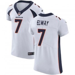 Broncos #7 John Elway White Men's Stitched NFL Vapor Untouchable Elite Jersey
