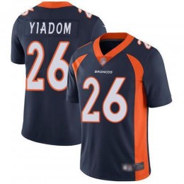 Denver Broncos #26 Isaac Yiadom Navy Blue Alternate Men's Stitched NFL Vapor Untouchable Limited Jersey