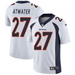 Denver Broncos #27 Steve Atwater White Men's Stitched NFL Vapor Untouchable Limited Jersey