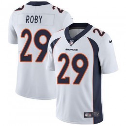 Denver Broncos #29 Bradley Roby White Men's Stitched NFL Vapor Untouchable Limited Jersey