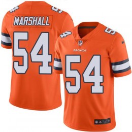 Denver Broncos #54 Brandon Marshall Orange Men's Stitched NFL Limited Rush Jersey