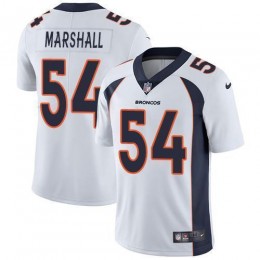 Denver Broncos #54 Brandon Marshall White Men's Stitched NFL Vapor Untouchable Limited Jersey