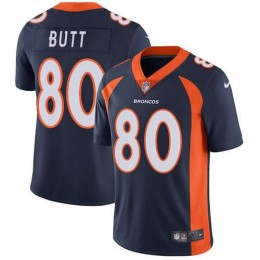 Denver Broncos #80 Jake Butt Navy Blue Alternate Men's Stitched NFL Vapor Untouchable Limited Jersey