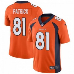 Denver Broncos #81 Tim Patrick Orange Team Color Men's Stitched NFL Vapor Untouchable Limited Jersey