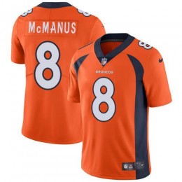Denver Broncos #8 Brandon McManus Orange Team Color Men's Stitched NFL Vapor Untouchable Limited Jersey