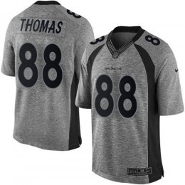 Denver Broncos #88 Demaryius Thomas Gray Men's Stitched NFL Limited Gridiron Gray Jersey