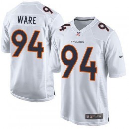 Denver Broncos #94 DeMarcus Ware White Men's Stitched NFL Game Event Jersey