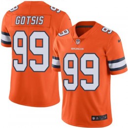 Denver Broncos #99 Adam Gotsis Orange Men's Stitched NFL Limited Rush Jersey