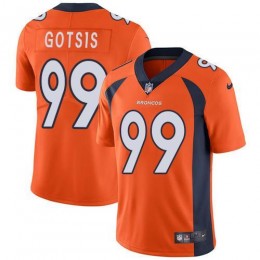 Denver Broncos #99 Adam Gotsis Orange Team Color Men's Stitched NFL Vapor Untouchable Limited Jersey