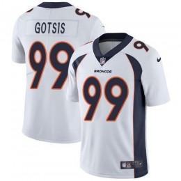 Denver Broncos #99 Adam Gotsis White Men's Stitched NFL Vapor Untouchable Limited Jersey