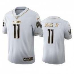Detroit Detroit Lions #11 Marvin Jones Jr Men's White Golden Edition Vapor Limited NFL 100 Jersey