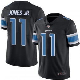 Detroit Lions #11 Marvin Jones Jr Black Men's Stitched NFL Limited Rush Jersey