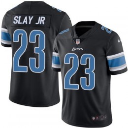Detroit Lions #23 Darius Slay Jr Black Men's Stitched NFL Limited Rush Jersey