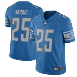Detroit Lions #25 Will Harris Blue Team Color Men's Stitched NFL Vapor Untouchable Limited Jersey