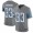 Detroit Lions #33 Kerryon Johnson Gray Men's Stitched NFL Limited Rush Jersey