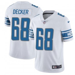Detroit Lions #68 Taylor Decker White Men's Stitched NFL Vapor Untouchable Limited Jersey