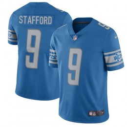 Detroit Lions #9 Matthew Stafford Blue Team Color Men's Stitched NFL Vapor Untouchable Limited Jersey