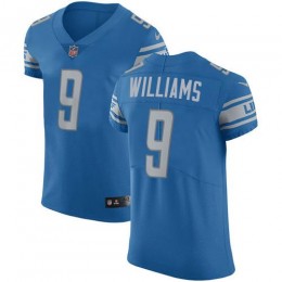 Lions #9 Jameson Williams Blue Team Color Men's Stitched NFL Vapor Untouchable Elite Jersey