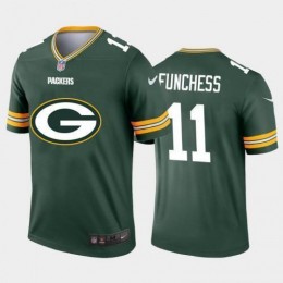 Green Bay Green Bay Packers #11 Devin Funchess Green Men's Big Team Logo Vapor Limited NFL Jersey