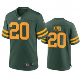 Green Bay Green Bay Packers #20 Kevin King Men's Alternate Game Player NFL Jersey – Green Men's