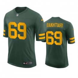 Green Bay Green Bay Packers #69 David Bakhtiari Men's Alternate Vapor Limited Player NFL Jersey – Green Men's