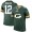 Green Bay Packers #12 Aaron Rodgers Green Men's Big Team Logo Vapor Limited NFL Jersey