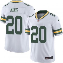Green Bay Packers #20 Kevin King White Men's Stitched NFL Vapor Untouchable Limited Jersey