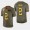 Green Bay Packers #2 Mason Crosby Men's Olive Gold 2019 Salute to Service NFL 100 Limited Jersey