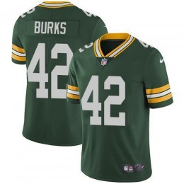 Green Bay Packers #42 Oren Burks Green Team Color Men's Stitched NFL Vapor Untouchable Limited Jersey