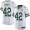 Green Bay Packers #42 Oren Burks White Men's 100th Season Stitched NFL Vapor Untouchable Limited Jersey