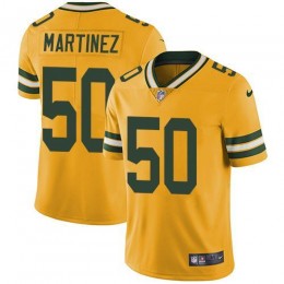 Green Bay Packers #50 Blake Martinez Yellow Men's Stitched NFL Limited Rush Jersey
