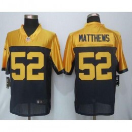 Green Bay Packers #52 Clay Matthews Navy Blue Alternate Men's Stitched NFL New Limited Jersey